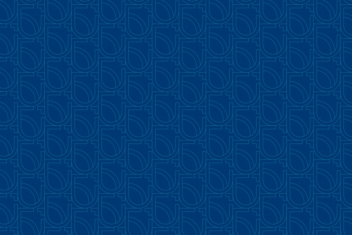 dark blue offset shield pattern