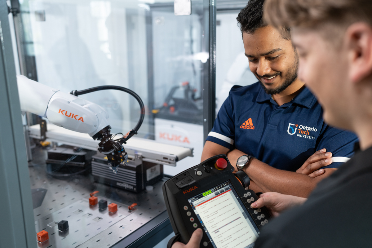 academics image showing robotics, laboratory, sirc, student, technology, interaction at software and informatics research centre