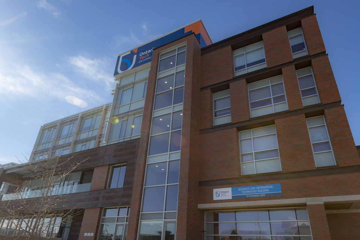 Exterior of Ontario Tech building