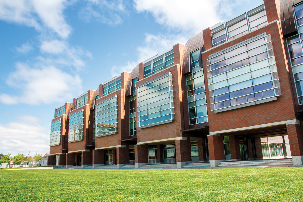 buildings image showing exterior, erc, building, window, brick, glass, grass at energy research centre