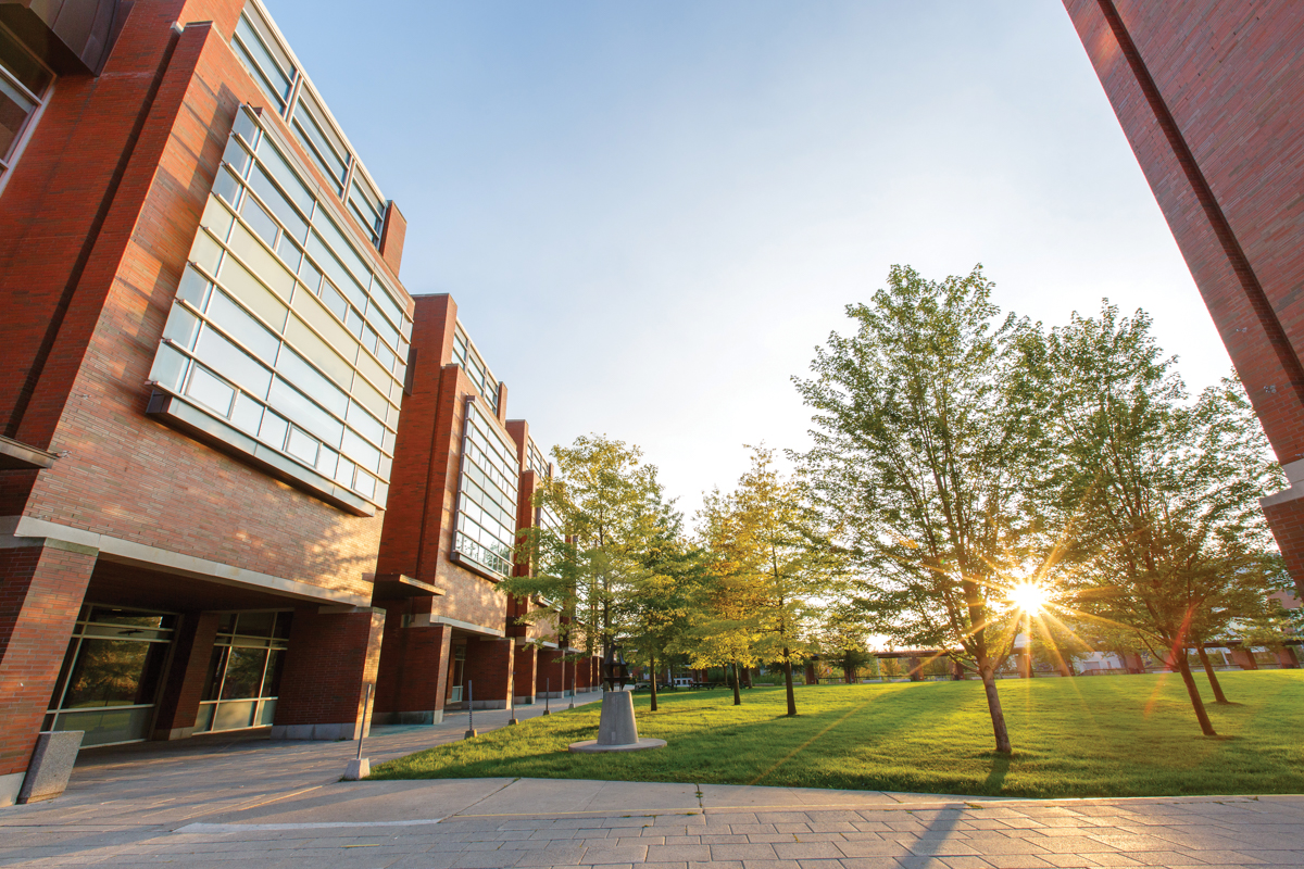 A view of Polonsky Commons