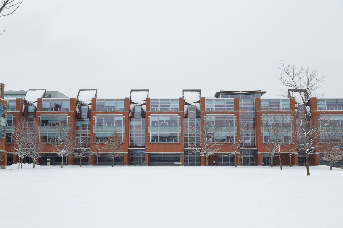 Polonsky Commons in winter