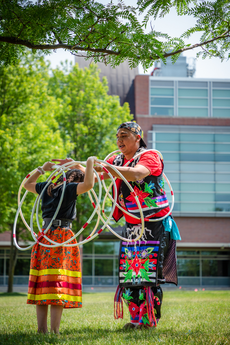 events image showing diverse, event, indigenous, celebration, polonsky, outdoors at polonsky commons